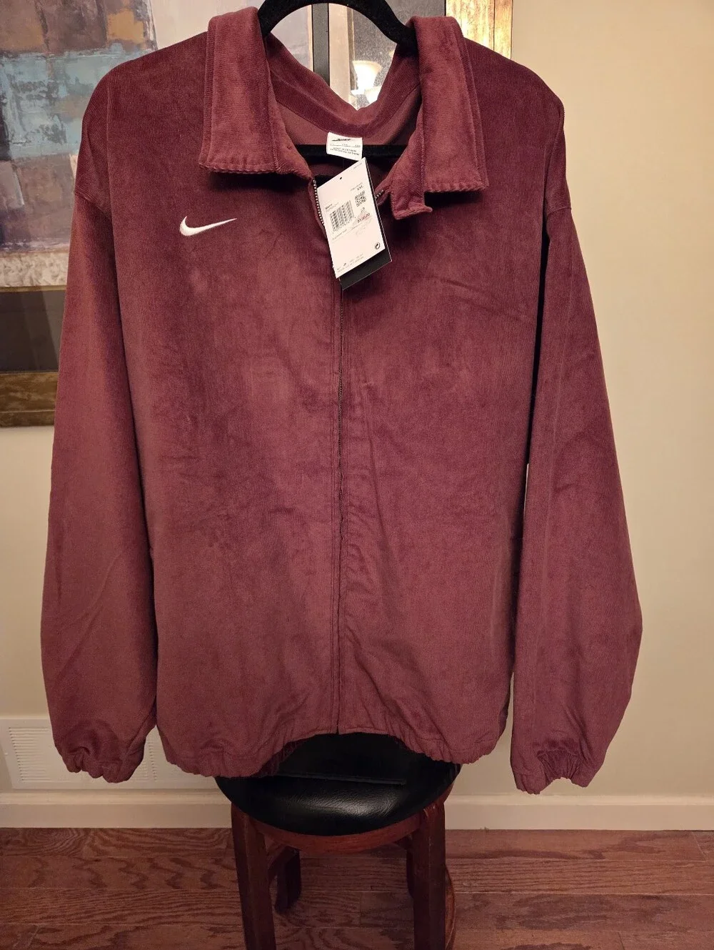 🔥Nike Club América Harrington Corduroy Jacket Oxen Brown XXL NWT🔥